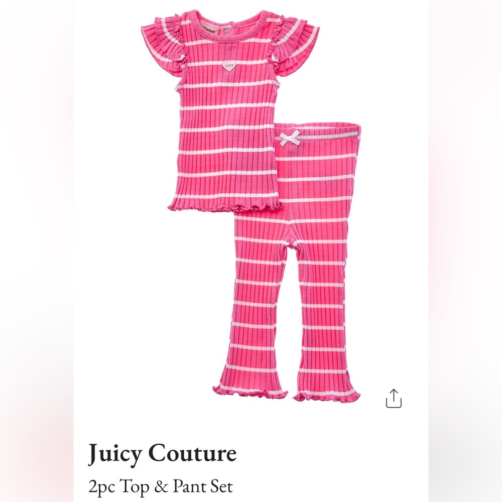Juicy Couture 2 piece set EUC 12m